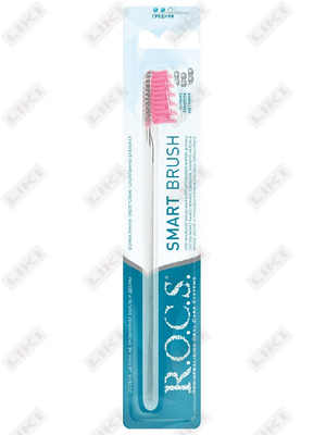 O'rta qattiqlikdagi R. O. C. S. Smart brush model tish cho'tkasi