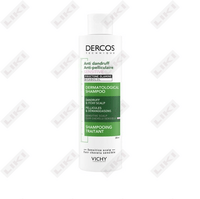 Oddiy va yog'li sochlar uchun kepekka qarshi Vichy Dercos soch shampuni 390 ml
