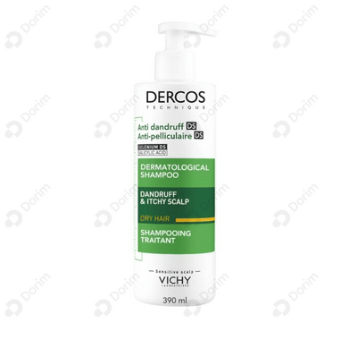 Шампунь для волос Vichy Dercos Против перхоти для сухих волос 390 мл