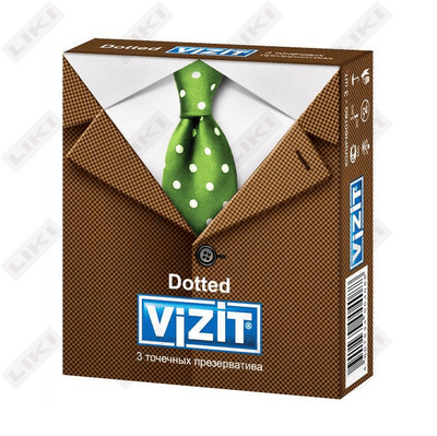 Vizit Dotted prezervativlari 3 dona