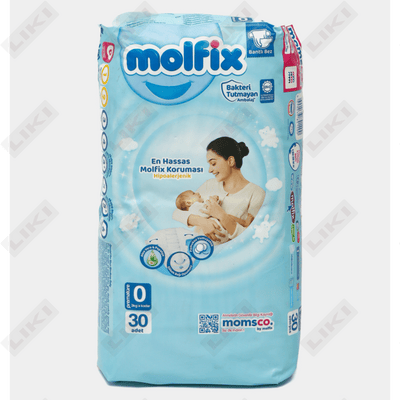 Подгузники для детей Molfix Premature 0 30 шт