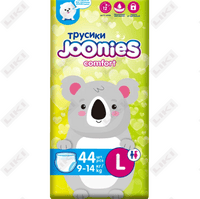 Подгузники-трусики Joonies Premium Comfort Pants L, 9-14 кг, 44 шт