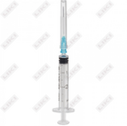 Шприц инъекционный KD-Ject Luer Slip одноразовый двухкомпонентный с иглой 23G 2 мл
