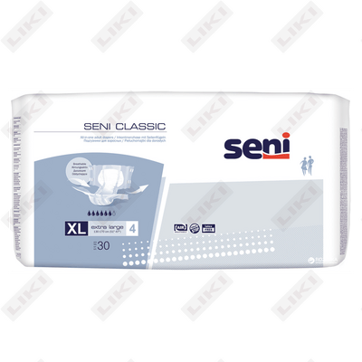 Kattalar tagliklari Seni Classic XL o'lchami 30 dona