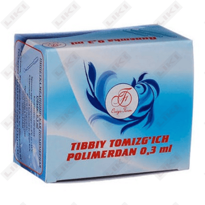 Tibbiy pipetka Osiyo Farm polimer 0,3 ml 100 dona