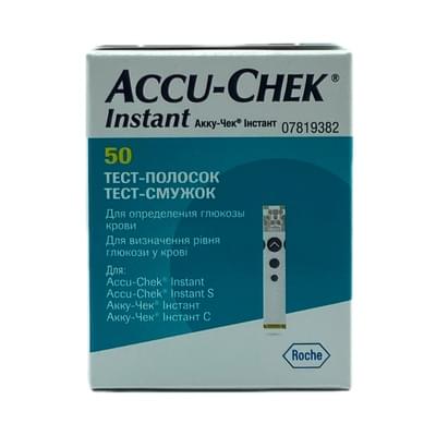 Тест-полоски для глюкометра Accu-Chek Instant 50 шт