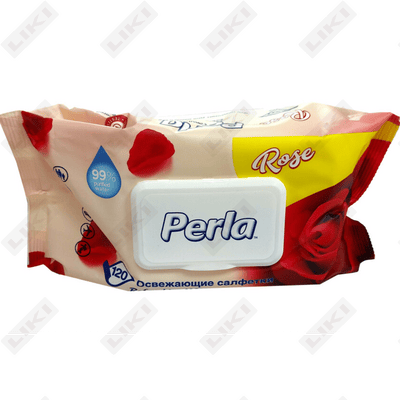 Салфетки влажные детские Perla Soft & Sensitive 120 шт