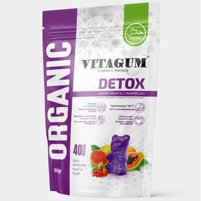 Vitagum organik Detoks pastillari 150 g №40 (paket)