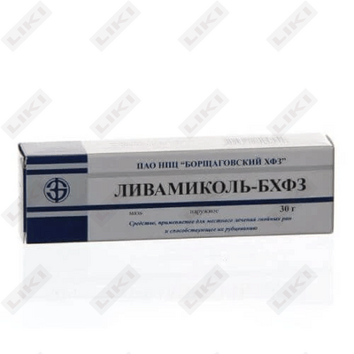 Livamikol-BHFZ malhami D/tashqi. taxminan har biri 30 g (Tuba)