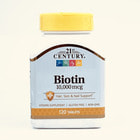 21st Century Biotin tabletkalari, 10000 mkq, №120