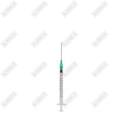 Sog'liqni saqlash liniyasi u-100 insulin shpritsi 1 ml igna bilan birlashtirilgan
