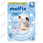 Подгузники Molfix размер 5, 11-18 кг, 78 шт