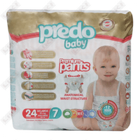 Подгузники-трусики Predo Baby размер 7, 17+ кг, 24 шт