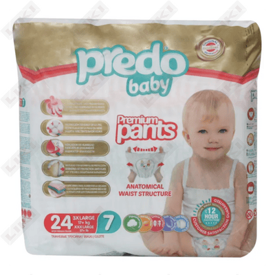 Подгузники-трусики Predo Baby размер 7, 17+ кг, 24 шт