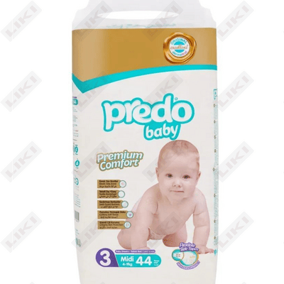 Подгузники Predo Baby размер 3, 4-9 кг, 44 шт