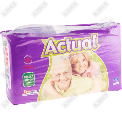 Perla maximum Comfort kattalar tagliklari XL o'lchami, 120-170 sm, 30 dona