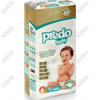 Подгузники Predo Baby размер 6, 15+ кг, 44 шт