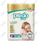 Подгузники Predo Baby размер 3, 4-9 кг, 68 шт