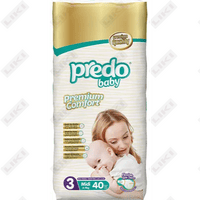 Predo Baby tagliklari hajmi 3, 4-9 kg, 40 dona