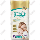 Подгузники Predo Baby размер 3, 4-9 кг, 40 шт