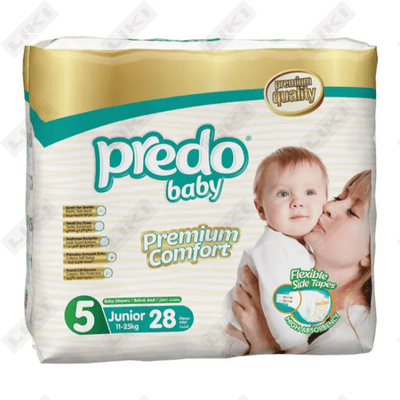Predo Baby tagliklari hajmi 5, 11-25 kg, 28 dona