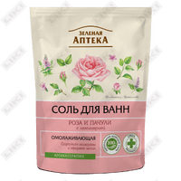 Sotib olish Vanna tuzi yashil dorixona Atirgul va pachuli 500 ml Vanna tuzi yashil dorixona Atirgul va pachuli 500 ml