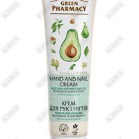 Qo'l va tirnoq kremi aloe va avakado yog'i bilan yashil dorixona 100 ml