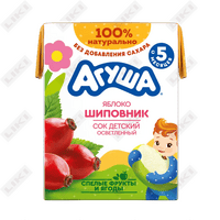 Сок детский Агуша Яблоко-Шиповник с 5 месяцев 200 мл