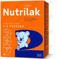 Купить Смесь молочная Nutrilak Premium 2 с 6 до 12 месяцев 300 г Смесь молочная Nutrilak Premium 2 с 6 до 12 месяцев 300 г