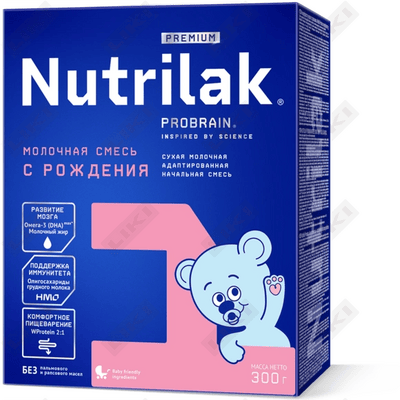 Sut aralashmasi Nutrilak Premium 1 0 dan 6 oygacha 300 g