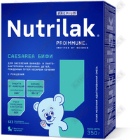 Смесь молочная детская Nutrilak Premium Caesarea Бифи адаптированная с рождения 350 г